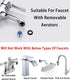 CUTMG Set, Generic Basin Handheld Shower Sink Hose Faucet Sprayer Attachment, with Stop Water-saving Function For Hair