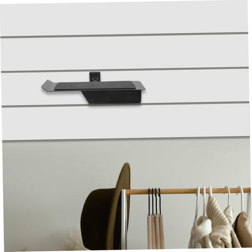 Mobestech Space-Saving Slatwall Shoe Display Rack for Stores