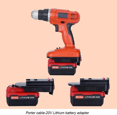 TOPINCN 20V Battery Adapter for Black Decker 18V Tools, Compatible with Porter Cable 20V Lithium Battery
