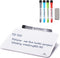 Small Desktop Glass Dry-Erase Whiteboard, 8 x 6 Inches, Tabletop Easel Whiteboard with Stand for Artist and Teacher