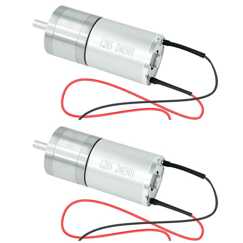 2Pcs 6-12V DC Motor Double-Shaft Strong Magnetic High Torque Gear Motor for