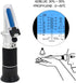 VGVGV 4-in-1 Brix Refractometer, Hand Held Optical Freezing Refractometer Concentration of Urea with ATC for Car