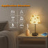 Yellow Floral Natural Linen Cylinder Lampshade for Table/Floor Lamp, 7.87 R x 7.08 H inches
