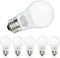 A15 LED Light Bulb, 6 Pack Dimmable 6.5W Equivalent 60 Watt, 2700K Warm White, 600LM for Pendant, Hallway Fixtures, 120V