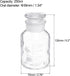 PATIKIL 250mL Reagent Media Bottle, 1Pcs Round Graduated Glass Storage Bottle with Clear Cap for Chemistry Lab Universities Home, Clear by PATIKIL