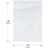 Plymor 13" x 18" Zipper Reclosable Plastic Bags, Pack of 100, 2 Mil
