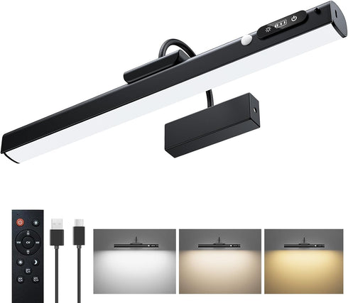 15.7'' Picture Lights for Wall with Motion Sensor & 9000mAh Rechargeable Battery,