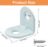 Zorveiio 40 0.63" 0.63" 90 80 Pcs L Bracket Corner Brace x Metal Corner Bracket Degree Right Angle for Shelves Chair