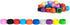GRIFITI Band Joes, 1.25 x .5 Inch, 20 Assorted Colors, Pack of Longer Lasting Silicone Rubber Bands
