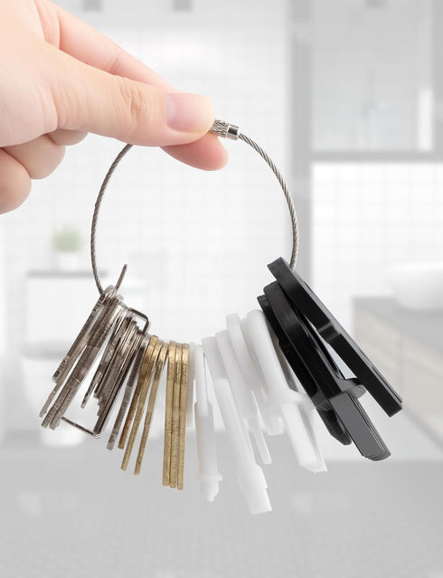 29Pcs Set, Dispenser Key for Most Popular Paper Towel, Toilet Paper, Soap Dispensers Universal Replacement Keys