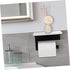 PRETYZOOM Stainless Steel Toilet Paper Holder Marble Finish Wall-Mounted Kitchen Towel Bar Napkin Hanger Versatile