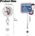 Sixrip Sonographer in Progress Funny Retractable Glitter Badge Reel with Alligator Clip, Sonographer Badge Holder Gifts