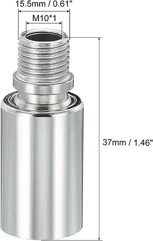 4 Pack 360 M10 PATIKIL Sloped Ceiling Light Adapter, Degree Thread Chandeliers Ceiling Pendant Lighting Adapter