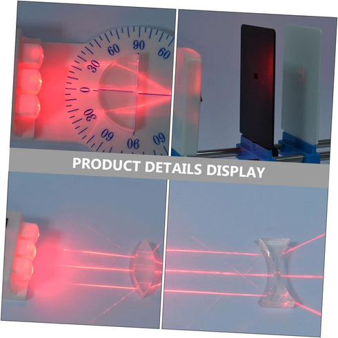 1set Optical Experiment Kit for Students Safe and Lightweight Physics Learning Tool for Optics Experiments