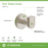 Symmons 353RH-STN Wall-Mounted Robe Hook in Satin Nickel