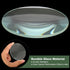 YOKIVE Double Convex Lens Clear Glass Optical Lenses for Telescope Photography and Instruments