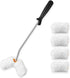 HAUTMEC Smart Paint Roller Kit, Mini Roller Frame, Microfiber Roller Covers, Comfortable Handle