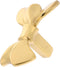 Brass Bowknot Drawer Handle Cabinet Knob, 50x31x25mm Metal Pull for Cupboard, Wardrobe,