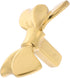 Brass Bowknot Drawer Handle Cabinet Knob, 50x31x25mm Metal Pull for Cupboard, Wardrobe,