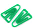 E-outstanding 200pcs Plastic Paper Clips, 35mm Long Mixed Color Triangle Clips