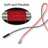 Goupchn Stackable Banana Plug to Breadboard Female Jumper Wires, Soft Flexible Silicone Test Leads for Electrical