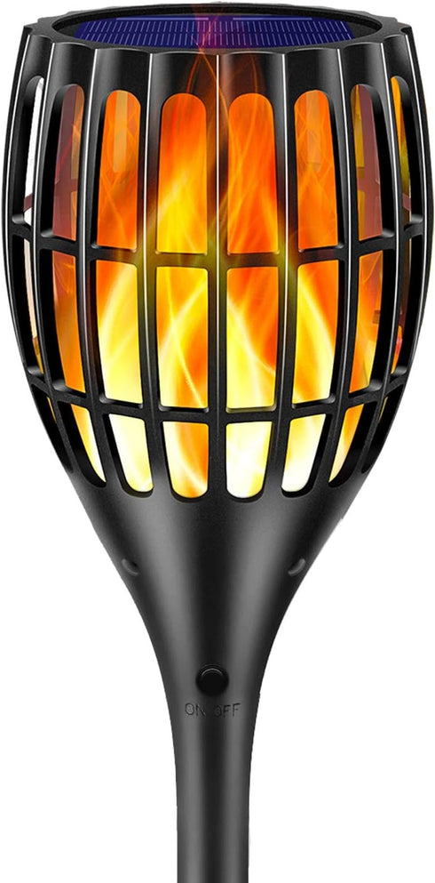 Solar Torch Lights, Waterproof Flickering Flames Torches Lights 43" Outdoor Solar Spotlights