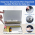 Aluminum Clipboard with Storage, Form Holder Steel Stainless Binder with Metal High Capacity Clip,Heavy Duty Made