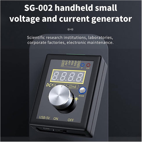 PIGENE SG-002 0-10V 0-22mA Current Signal Generator Handheld Small Voltage Current Generator Current Voltage Signal