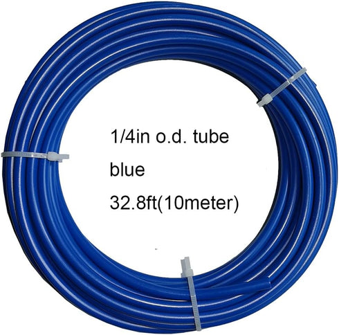 YZM 10 pcs 1/4" Quick Connect Push in to Connect Water Purifiers Tube Fittings for RO Water System