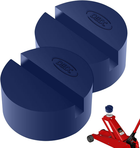 DEDC Blue Floor Jack Pad Universal Jack Stand Rubber Pinch Protector Car Adapter
