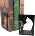 Apol Unique Hollow Out Design Cat Bookends Student Book Ends Metal Office Desk School Library Decoration Bookshelf Book