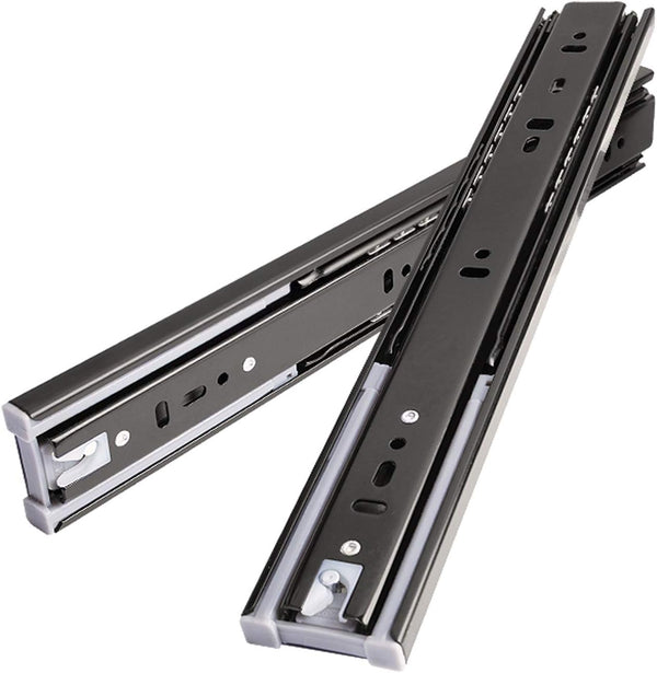 KDDEON 1 Pair Silent Ball Bearing Full Extension Soft Close Furniture Drawer Slides,Side