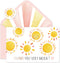 FYSUIMU 50 Pack Watercolor Sun Thank You Cards Boxed Sunshine Note Cards