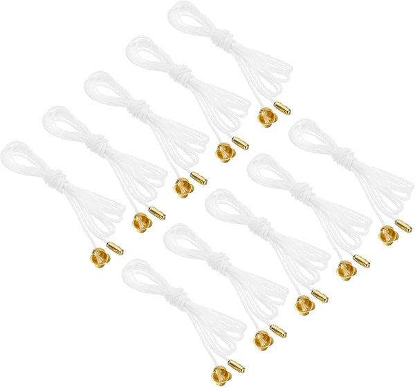 PATIKIL 1.5M 4.9ft Ceiling Pull Chain, 10 Pcs Pulls String Extender with Flower