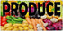 Fastasticdeals Vinyl Banner Multiple Sizes Produce Restaurant & Food Outdoor Weatherproof Industrial Yard