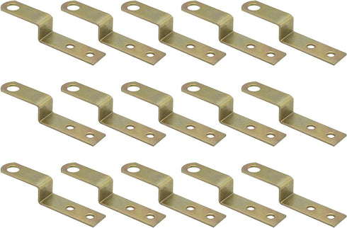 Joyangy Z Shaped Corner Bracket Furniture Support Bracket with Mounting Screws for Wood