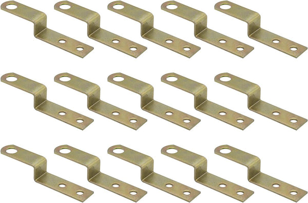 Joyangy Z Shaped Corner Bracket Furniture Support Bracket with Mounting Screws for Wood