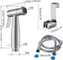 3 Pack 150 cm Handheld Sprayer, Cloth Diaper for Baby Wash Includes Metal Hose and Holder - Excluding T-Type valves