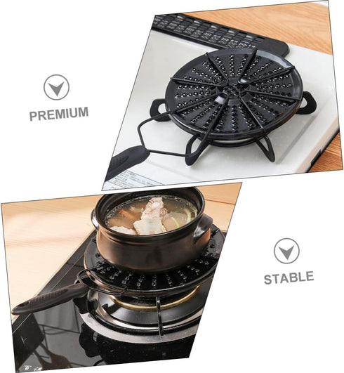 Alipis Heat Diffuser Induction Adapter Plate Enamel Cooking Converter Disk for Gas and Electric Stoves Easy to Use