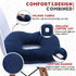 Tailbone Stuffed Donut Pillow Seat Cushion | for and Coccyx Pain, Hemorrhoids, Bed Sores, Pregnancy, Prostate, Surgery