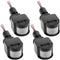 4 Packs-Outdoor PIR DC 12V Automatic Infrared PIR Motion Sensor Switch for