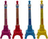 Maydahui 24 PCS Paris Eiffel Tower Ballpoint Pens - Cute Cartoon Black Gel Ink Pens for Girls & Students