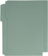 U Brands Performance Poly File Folders Set, Assorted Styles, Blue, Gray, Green, Office Supplies 6 Count