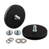 ULIBERMAGNET 2Pack Anti-Scratch 60lb Neodymium Round Rubber Coated Magnet with M8 Male Thread Stud