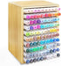 VTOINKK wooden bamboo marker storage organizer100 - marker holder for desk, alcohol marker