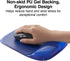 Staples Gel Mouse Pad/Wrist Rest Combo, Blue Crystal (18259)