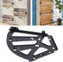 3 Oumefar Layers High Hardness Shoe Rack Hinges Shoe Cabinet Hinge Black Shoe Cabinet Frame Cold Rolled Steel Hardware