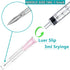 100 Pack 3ml 18Ga Lab Syringe Tools, Individually Packed with Measurement