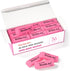 Shuttle Art Pink Erasers, 36 Pack Bulk, Latex-Free, No Smudge Soft Erasers for Kids, Teachers, Art Classes Supplies