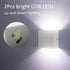 85-265V 6W Non-dimmable) LED Modern Wall Sconce, AC Cube COB Wall Lamp Up and Down Wall Sconce for Corridor Stair
